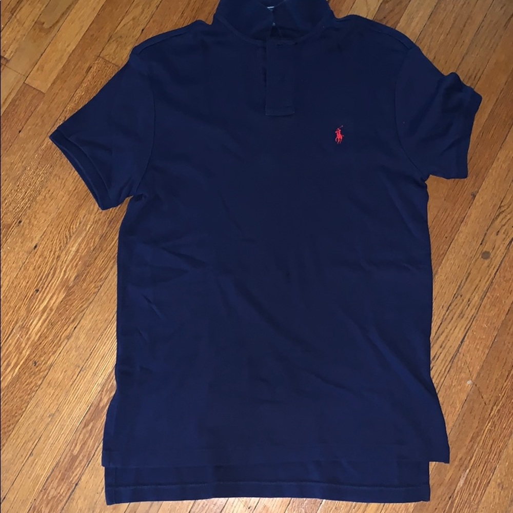 Men’s Custom Fit Small Navy Polo